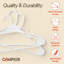 Cintres de qualité supérieure - Conception mince et compacte, plastique léger et durable avec rainures d'épaule intelligentes, utilisation polyvalente pour organiser la lessive, les manteaux et les vêtements-1382394645-1382394671