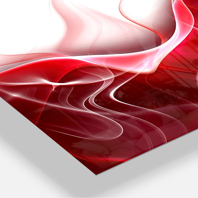 3D Fractal Abstract Design, impression sur toile, Métal métal, H 44 po x l 34 po
