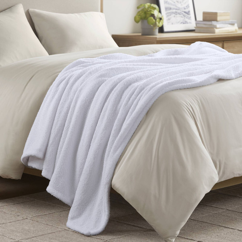 Gray Full Size Knitted Machine Washable Blanket