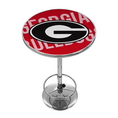NCAA Round Metal Base Dining Table