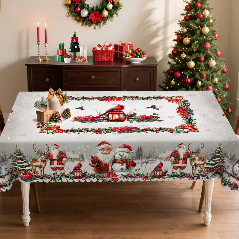 Nappe Christmas, L 70,8 po x l 55,12 po