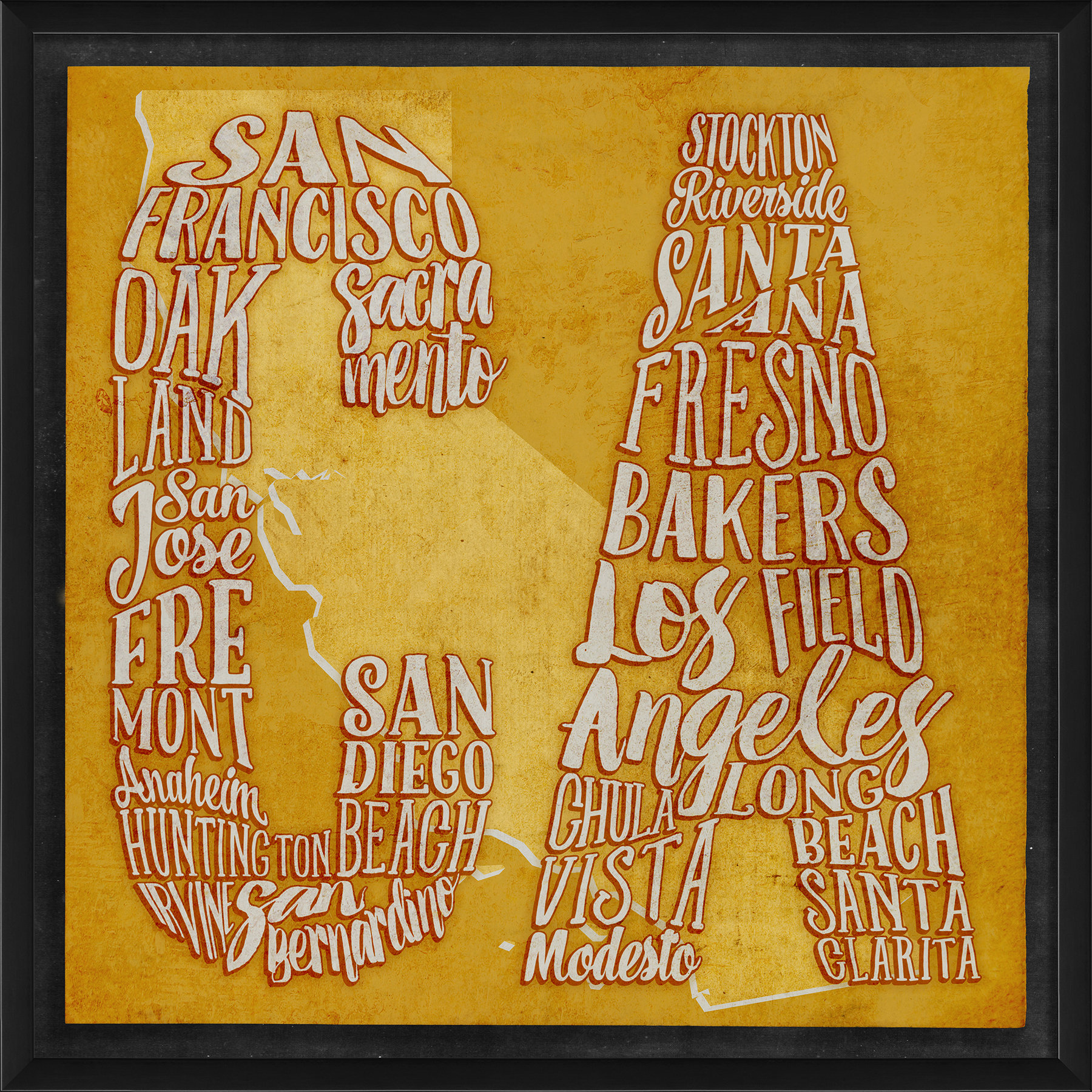 Ivy Bronx " California State Abbreviation " | Wayfair