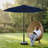  9 ft Patio Umbrella Outdoor Market Umbrella with Crank Lift,Sun Shade Cover for Garden, Deck, Poolside -883810002