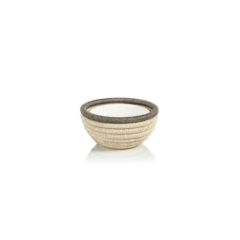 Desserte à condiments Matéria, H 3 po x l 6,25 po x L 6,25 po, Beige / gris taupe