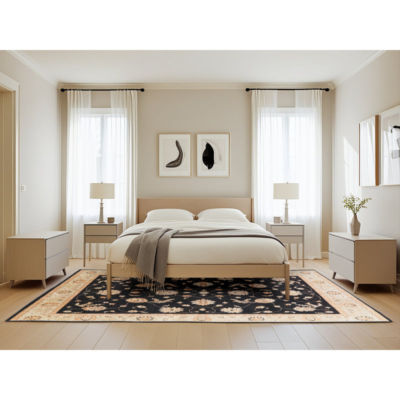 Claranne Oriental Indoor Rug, Rectangle 5' x 8'