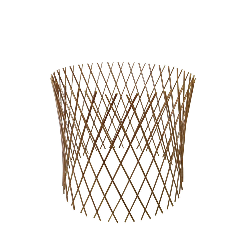 Treillage extensible en bois de saule pelé, H 36 po x l 48 po x P 1 po