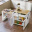 Îlot de cuisine avec table extensible Jamirrah-1938628023