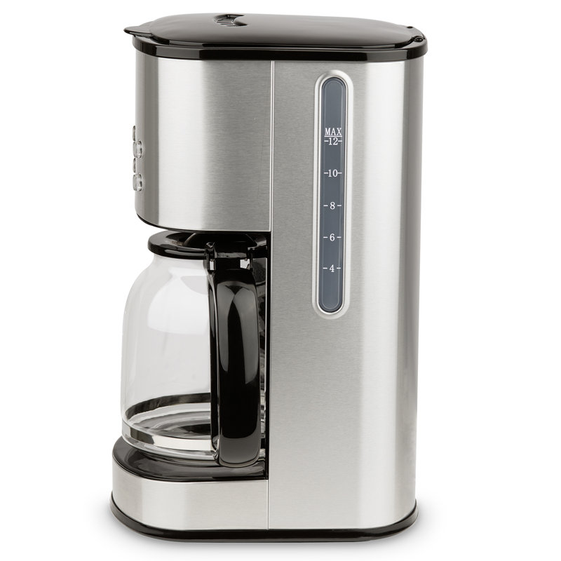Rote programmierbare Kaffeemaschine MG30  rouge, Silver/Black