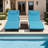 Boho Upholstered Rattan Lounge Chair Deep Seating Wicker Accent Chair with Thick Cushions & Sturdy Frame-419483979