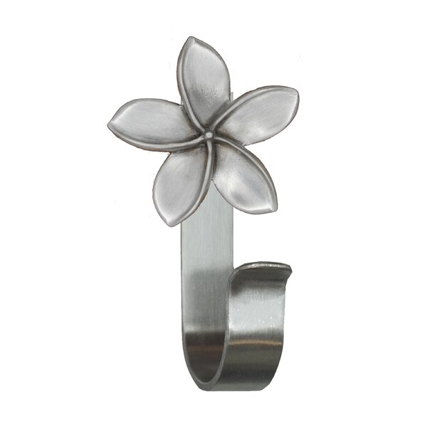 Sea Life Cabinet Knobs Plumeria Flower Wall Mounted Towel Hook | Wayfair