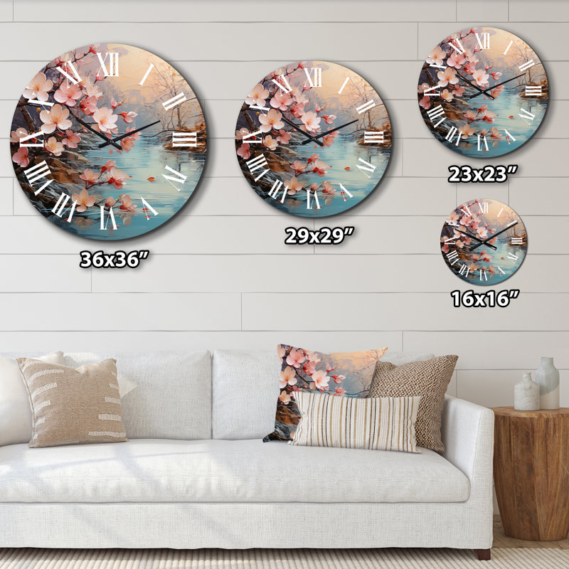 Cosha - horloge murale asiatique, Petit