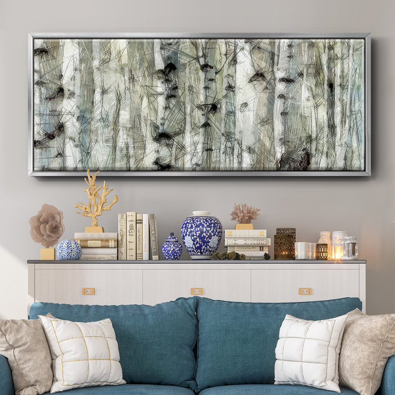 Birch III- Framed Canvas