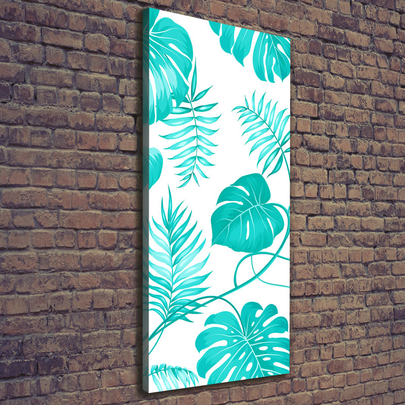 Tropical Leaves - Wrapped Canvas Print