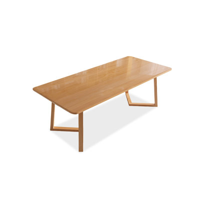 Brown Rectangular Solid Wood desk