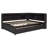 Full Size L-Shaped Bookcase Bed with Power Outlets, USB & Type-C Ports, 2 Storage Drawers, Space-Saving Design,Espresso-2043584995