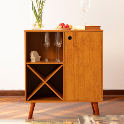 Armoire à café avec porte-bouteilles et porte-bouteilles Boahaus Cartmel