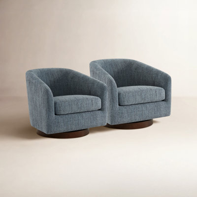 Bennett Swivel Barrel Chair