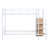 Metal Bunk Bed with Lateral Storage Ladder and Wardrobe-1740790354-1740790357