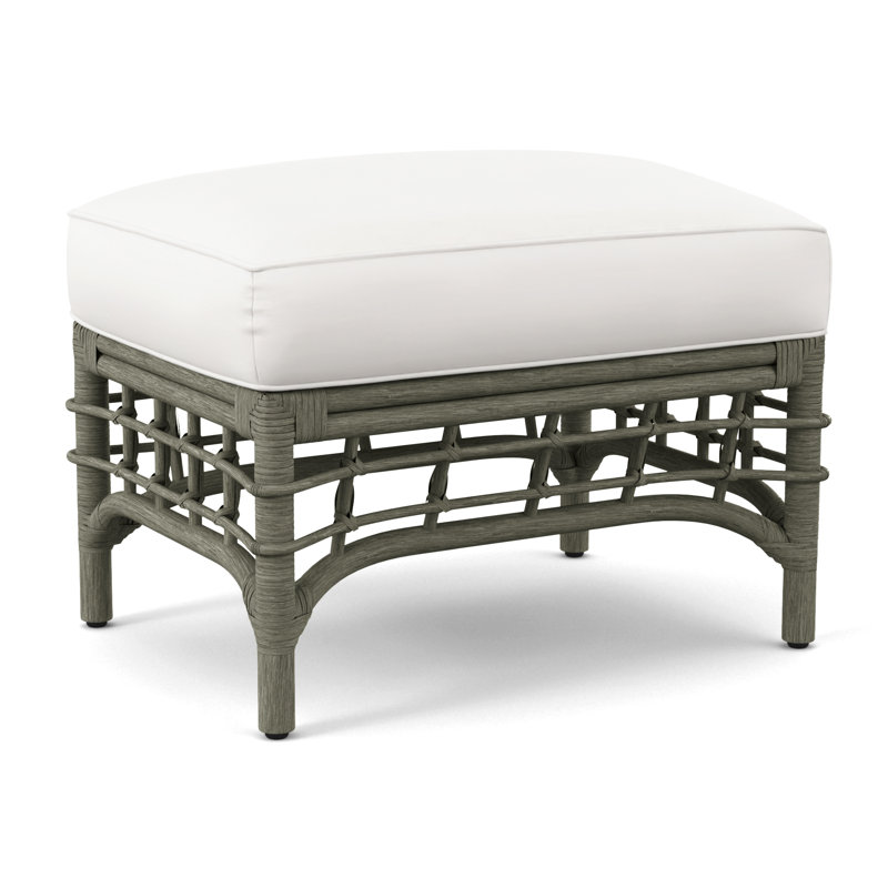 Bridgehampton Ottoman, Greystone, Elite Ivory; 0321-91