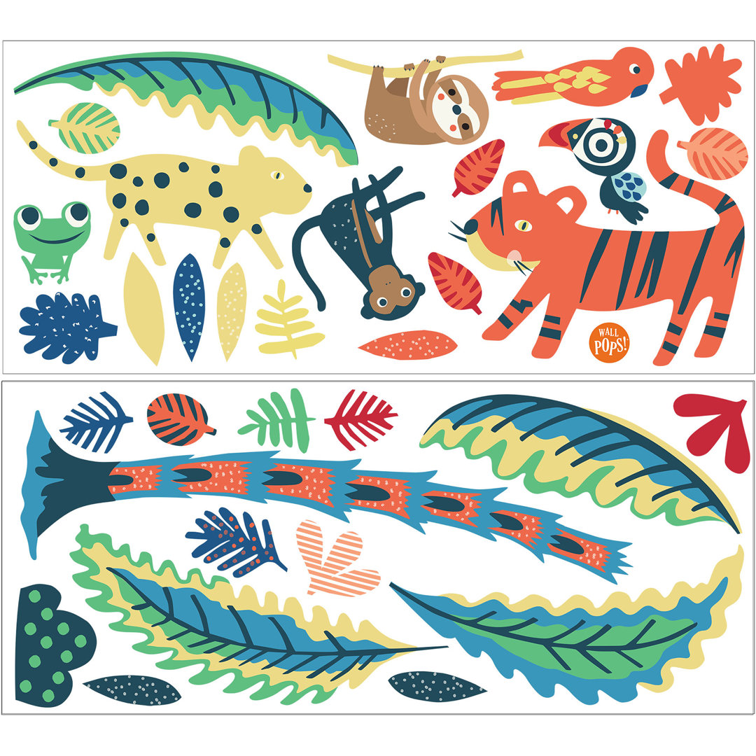 Animals Non-Wall Damaging Wall Decal Mistana™ Baby & Kids