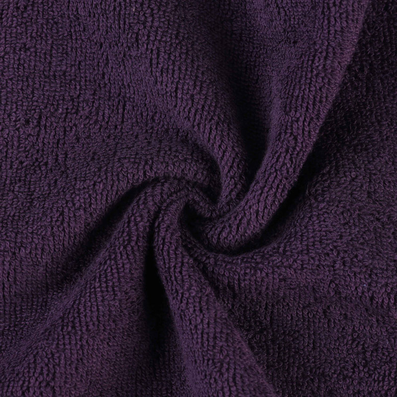 Ensemble de débarbouillette / gant de toilette Simba 450 g / m² 100% coton durable, Aubergine