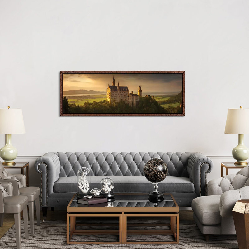 Neuschwanstein by Wojciech Kruczynski - Panoramic Print on Canvas, 50.8cm H x 152.4cm W x 3.81cm D