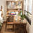 All solid wood L-shaped desk/computer desk-bookcase combo-1385796546