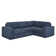 Flex 4 - Piece Upholstered Modular Wide Arm Sectional With Storage Ottoman