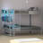 Multi-function Bunk Bed With Remote LED Light-1629977278