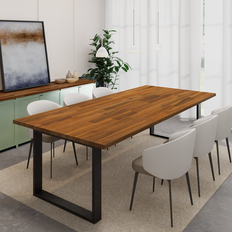 Comptoir en bois massif Gladys Acacia, H 0,7 po x L 48 po x l 30 po, Similiteck