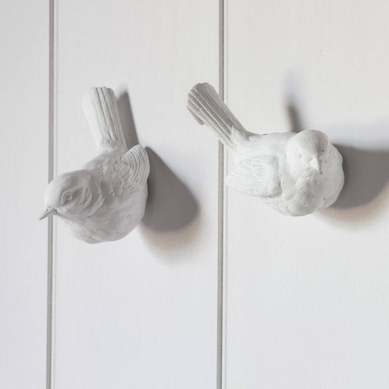 Resin Wall Wall Hook, White