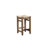 Aston 6 Piece Dining Set With 42"W Dining Table Four 15"W Square Stools And 1 Buffet Console Table