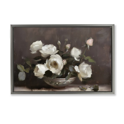 Nature morte traditionnelle rose