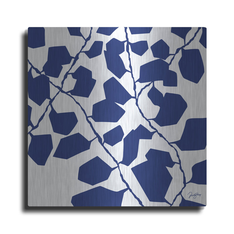 «Night Shade» par Trish Sierer, art mural en métal Luxe, H 24 po x l 24 po