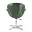 Fauteuil ballon pivotant rembourré en laine Raspberry-51336374