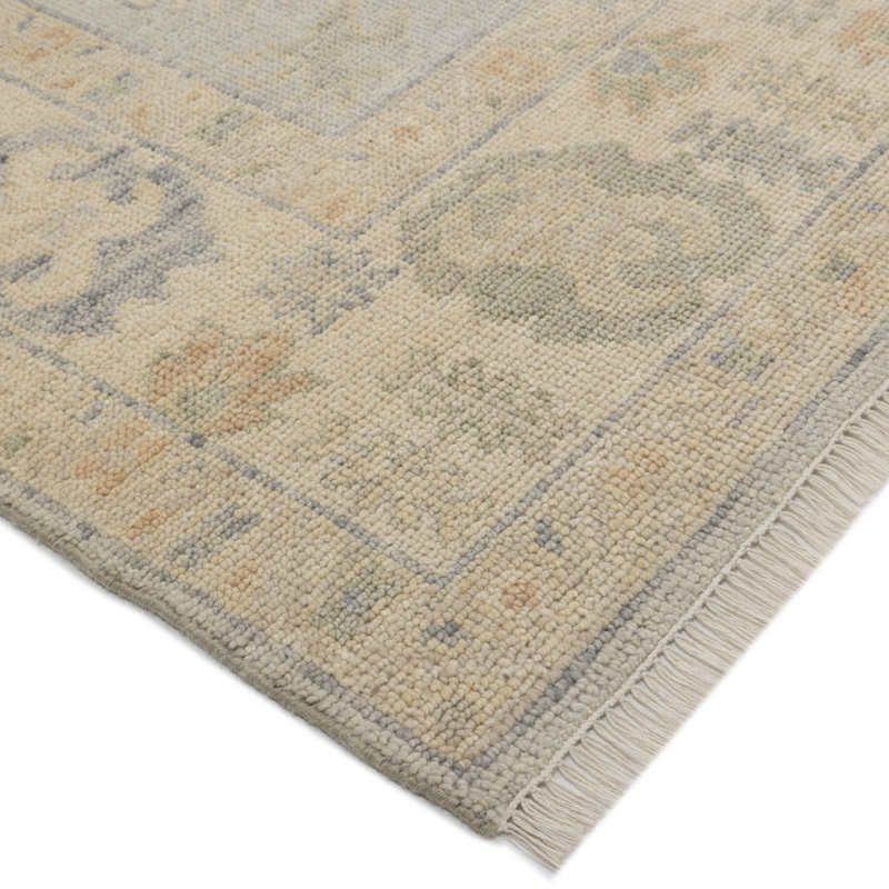 Edinburgh Handmade Wool Floral Area Rug, Rectangle 8' x 10'