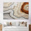 Ensemble de salon Beige et orange Minimalisme Stone Geode III-107765125-107765127
