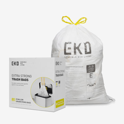 35L Trash Bags - 80 Count