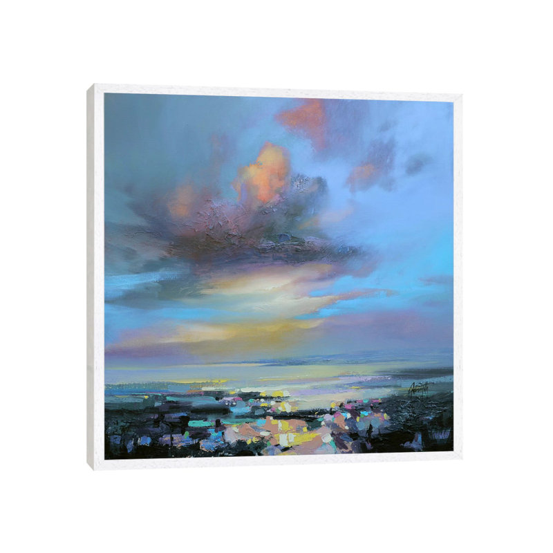 Hebridean Light II by Scott Naismith - Print on Canvas, 45.72 cm H x 45.72 cm W, White Framed