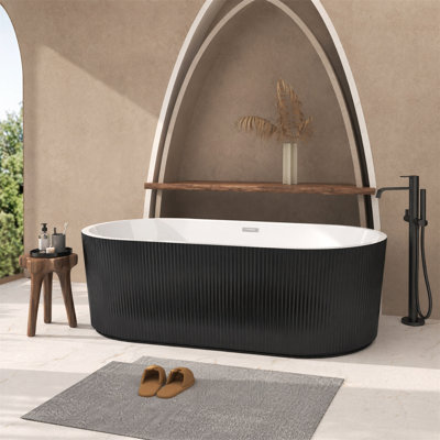 Baignoire autoportante 67 po 67 po