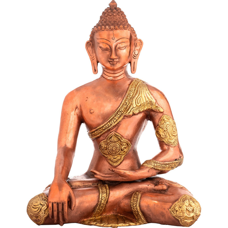 Religious & Spiritual Statue, Copper Gold
