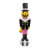 Haunted Hill Farm 4-Ft LED Pumpkin Head Nutcracker with Jacket Buttons Halloween Decoration