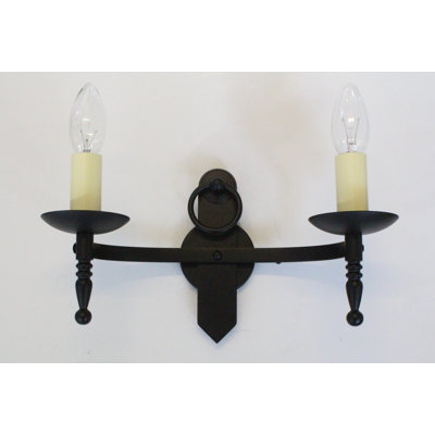 Yerington Iron Candle Wall Light