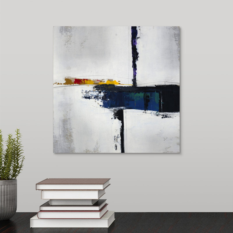 « time frame ii », peinture sur toile, Toile tendue, H 12 po x l 12 po x P 1,25 po