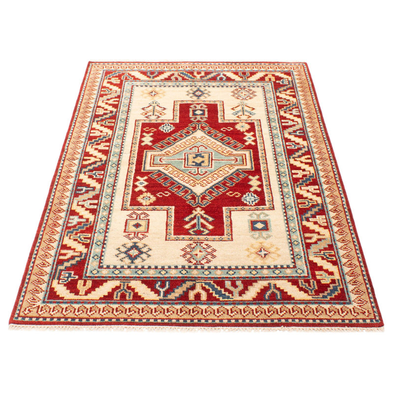 Tapis rouge unique 5 pi 4 po x 7 pi 10 po Jules Serapi