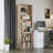 Langner 70.8" H x 23.6" W Standard Bookcase, 6-Tier Open Bookcase and Bookshelf, Freestanding Display Storage Shelves Tall Bookcase for Bedroom, Living Room and Office-708401502