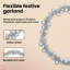 vidaXL Christmas Ball Garland 186 cm Polystyrene-1584043772
