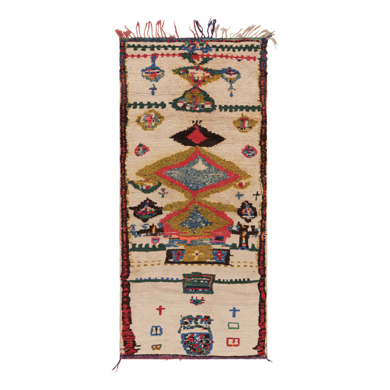 One-of-a-Kind 2'7”x5'9” Hand Knotted Area Rug