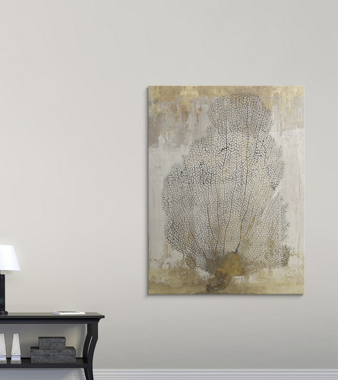 « ii », impression Coral Splendor, H 24 po x l 18 po x P 1,5 po, Toile