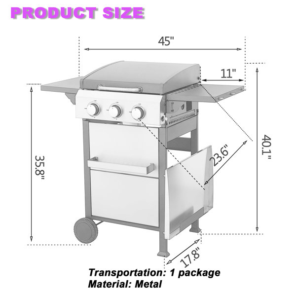 Dimensions du produit